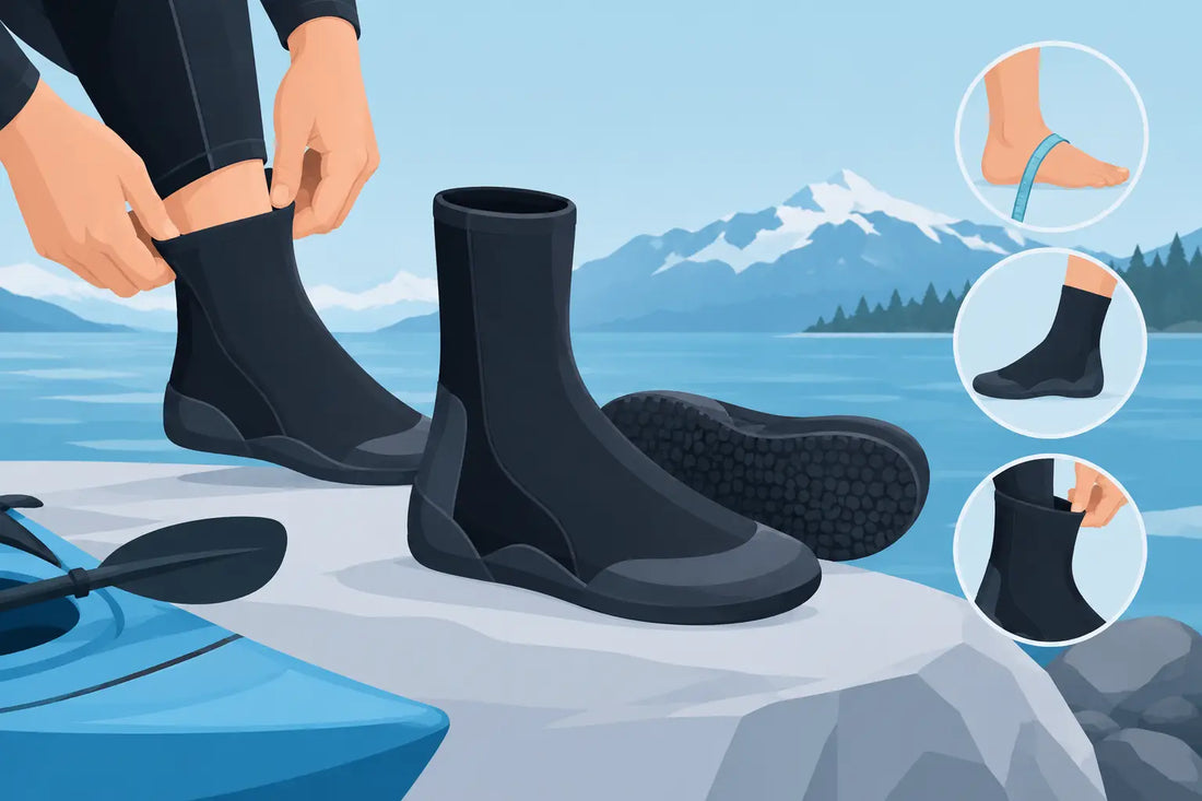 How to Size Paddling Booties for Cold Water