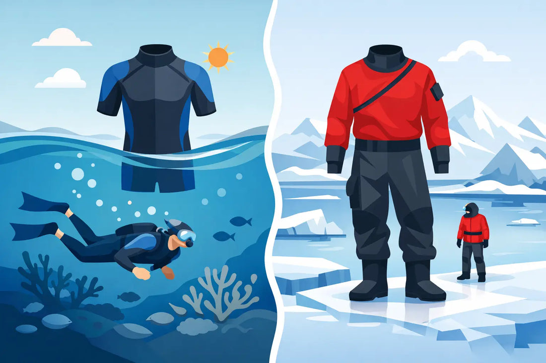 What Is the Difference Between Wet Suits and Dry Suits?