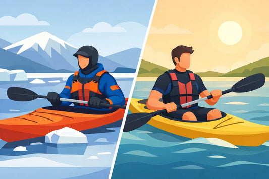 Drysuit vs Wetsuit Kayaking: What Works