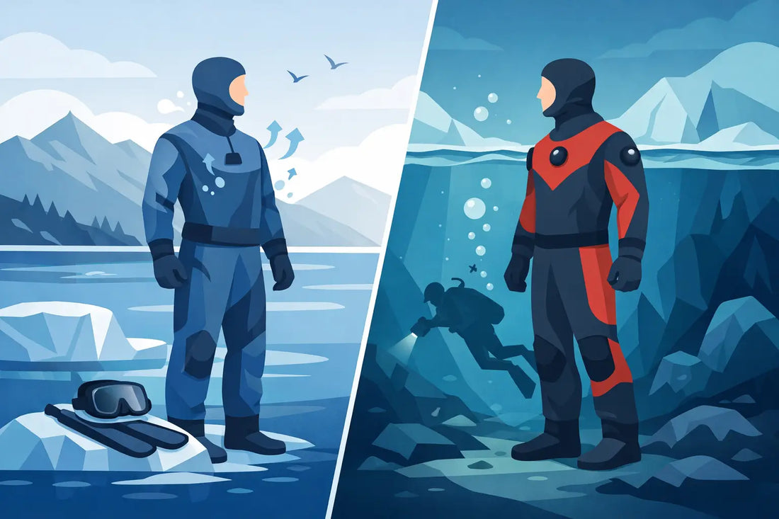 Breathable vs Neoprene Drysuit for Cold Water