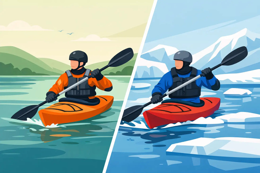 Semi Dry Suit vs Drysuit for Kayak Use