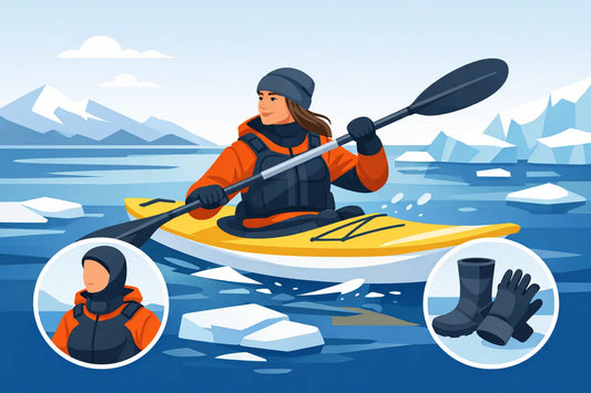 Kayak Dry Suit Women Need for Cold Water