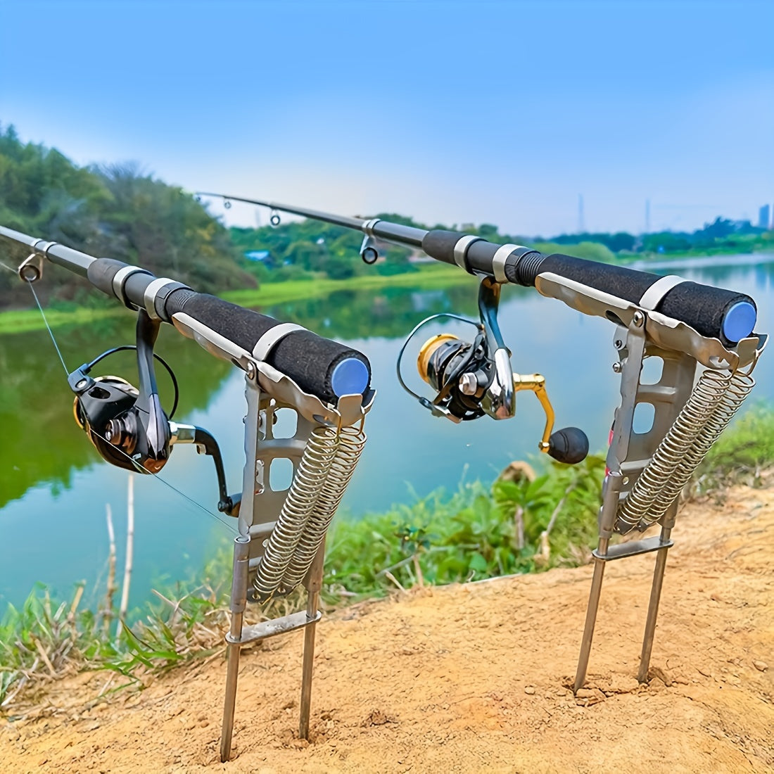 Auto-Deploy Fishing Rod Holder - lakescouleeoutdoors