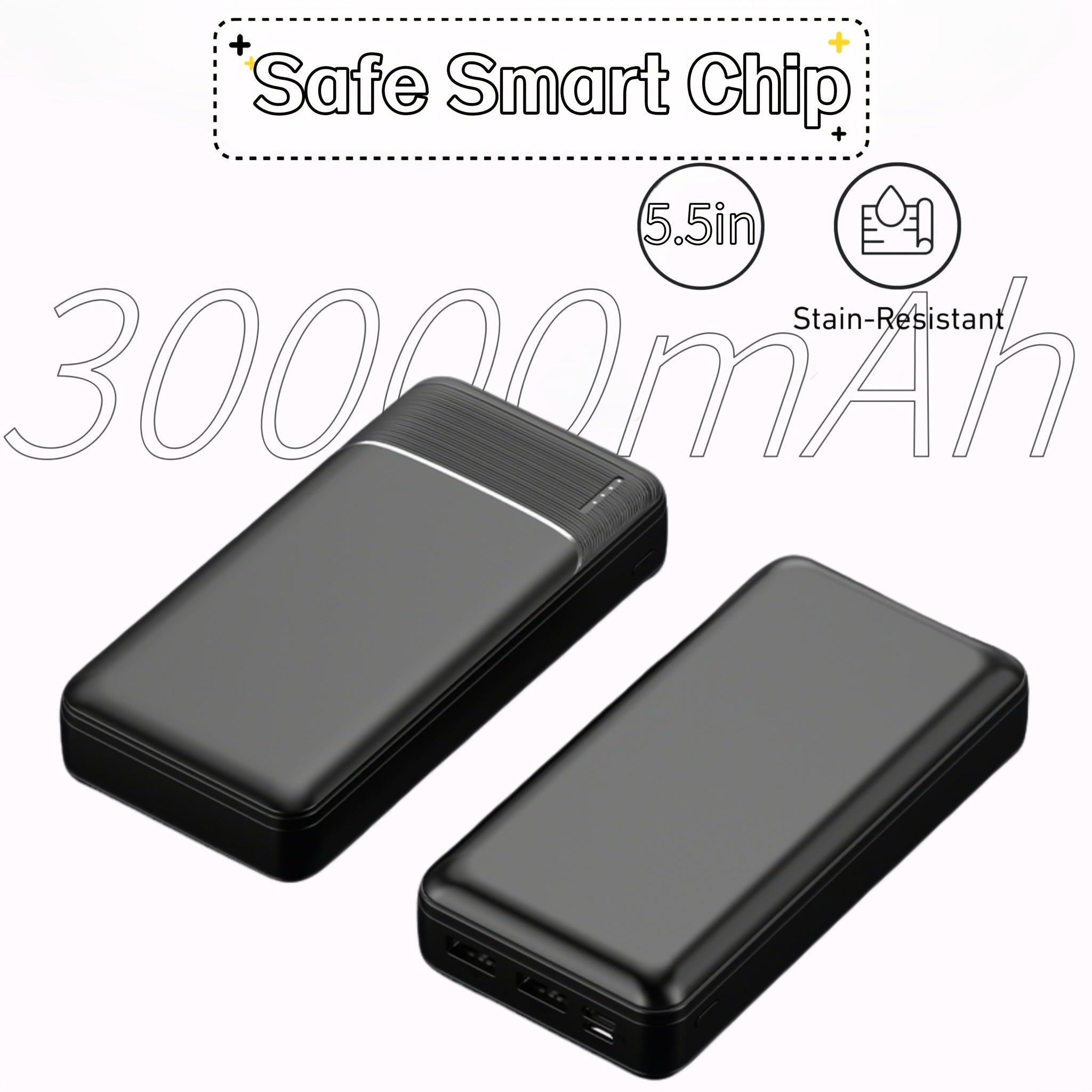 30000mAh Large-capacity Power Bank - lakescouleeoutdoors