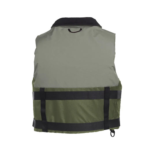 Mustang Accel Foam Vest  GreenGrey  Large MV4627833L