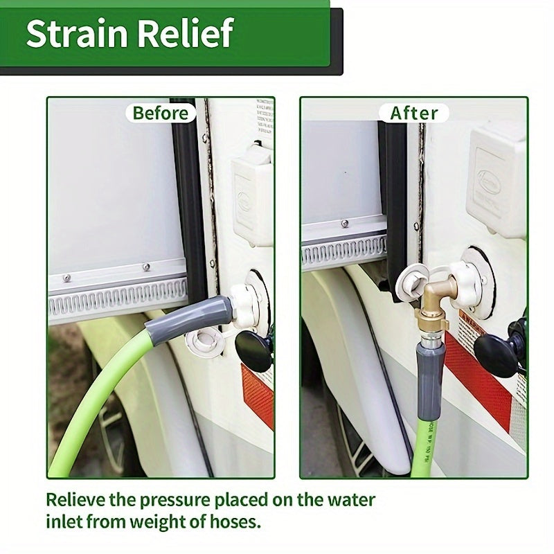 1pc 90 Degree RV Water Hose Connector - lakescouleeoutdoors