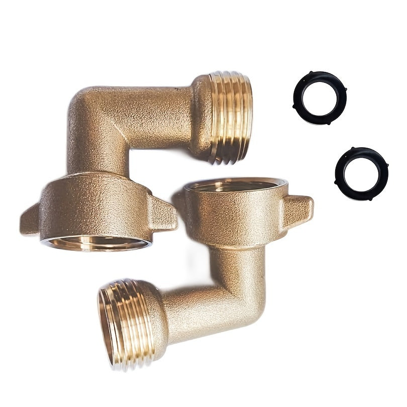 1pc 90 Degree RV Water Hose Connector - lakescouleeoutdoors