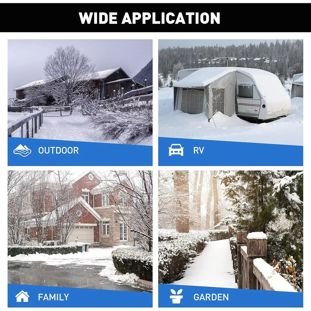 15 FT Heated Water Hose for RV - lakescouleeoutdoors