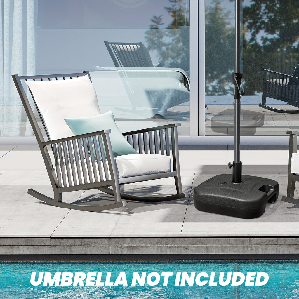 53lb Heavy Duty Patio Umbrella Base - lakescouleeoutdoors