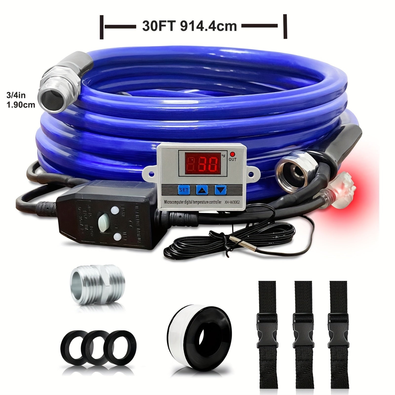 RV Fresh Water Hose Heated - lakescouleeoutdoors