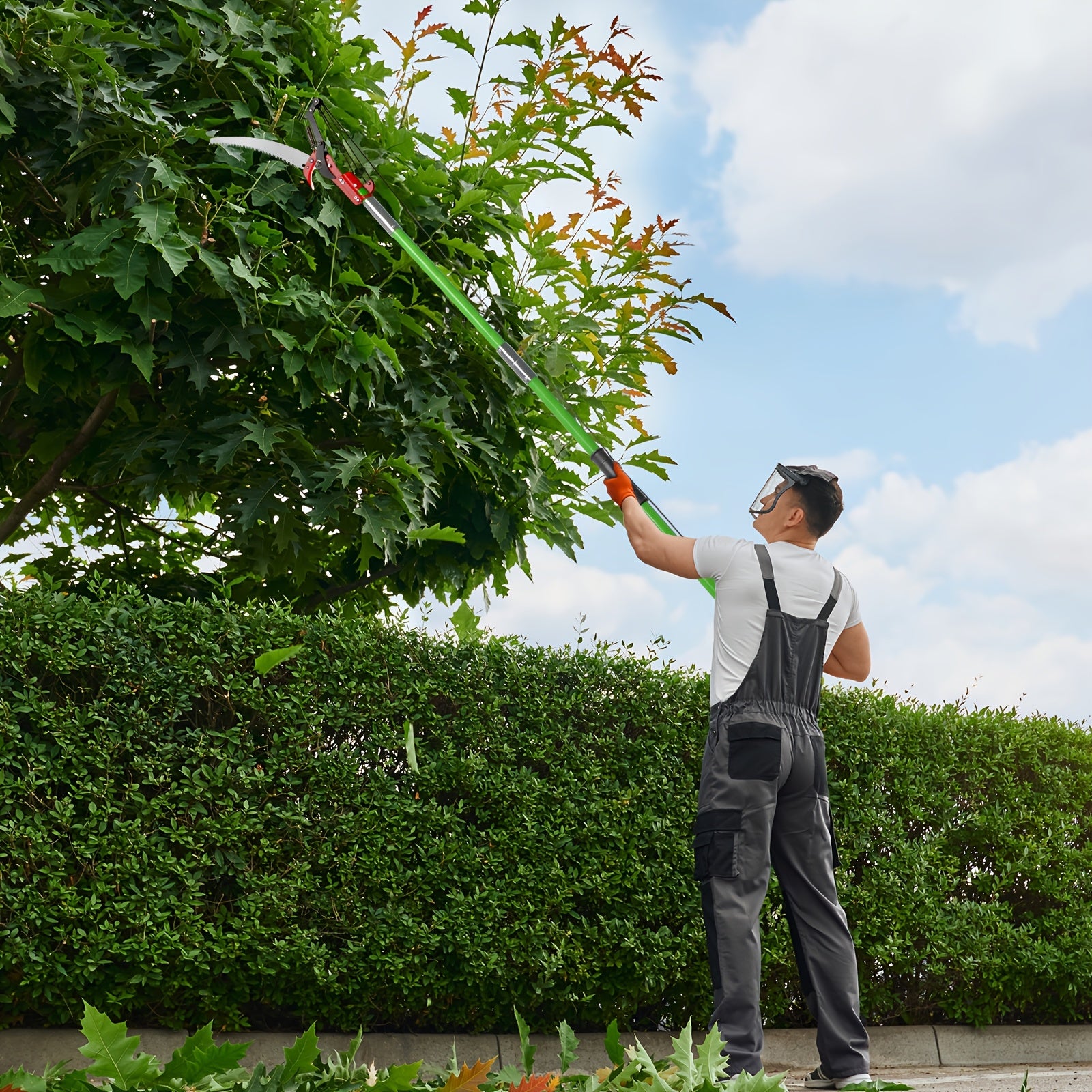 26ft Adjustable Manual Pole Saw - lakescouleeoutdoors