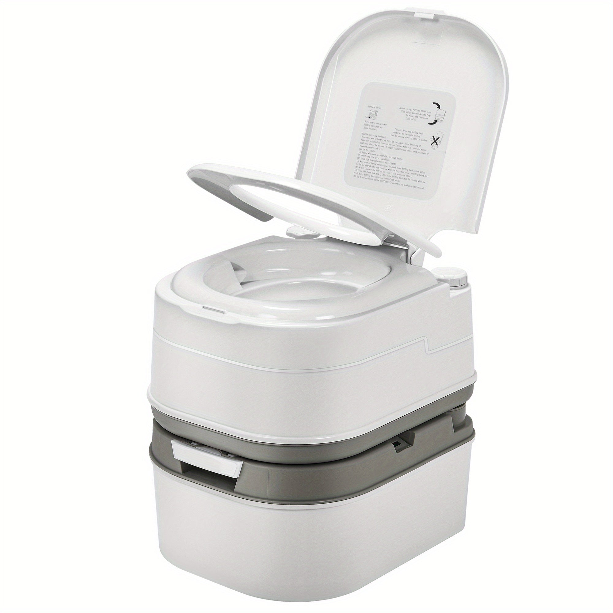 Portable 6.34 Gallon Camping Toilet - lakescouleeoutdoors