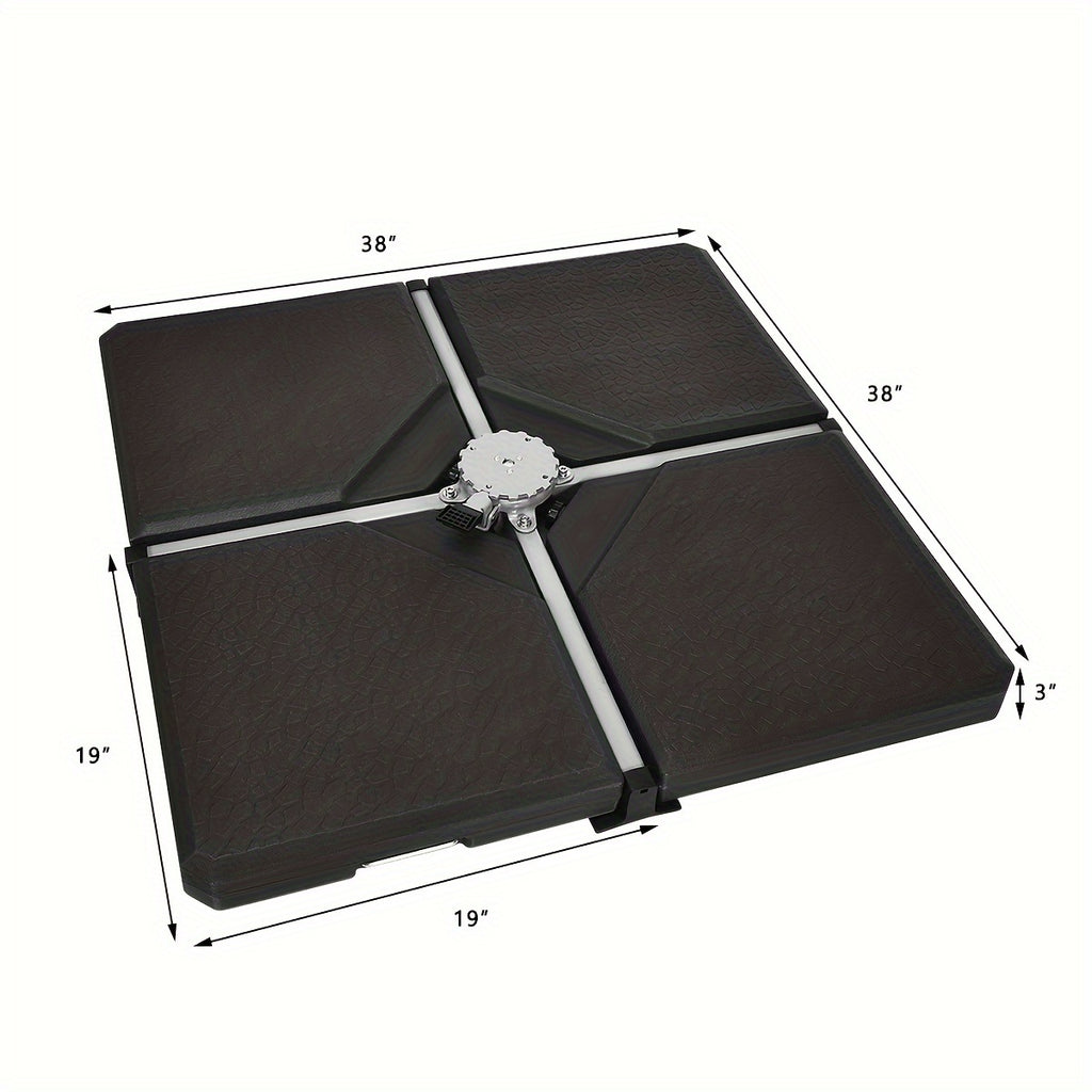 4pcs Patio Offset Umbrella Base - lakescouleeoutdoors