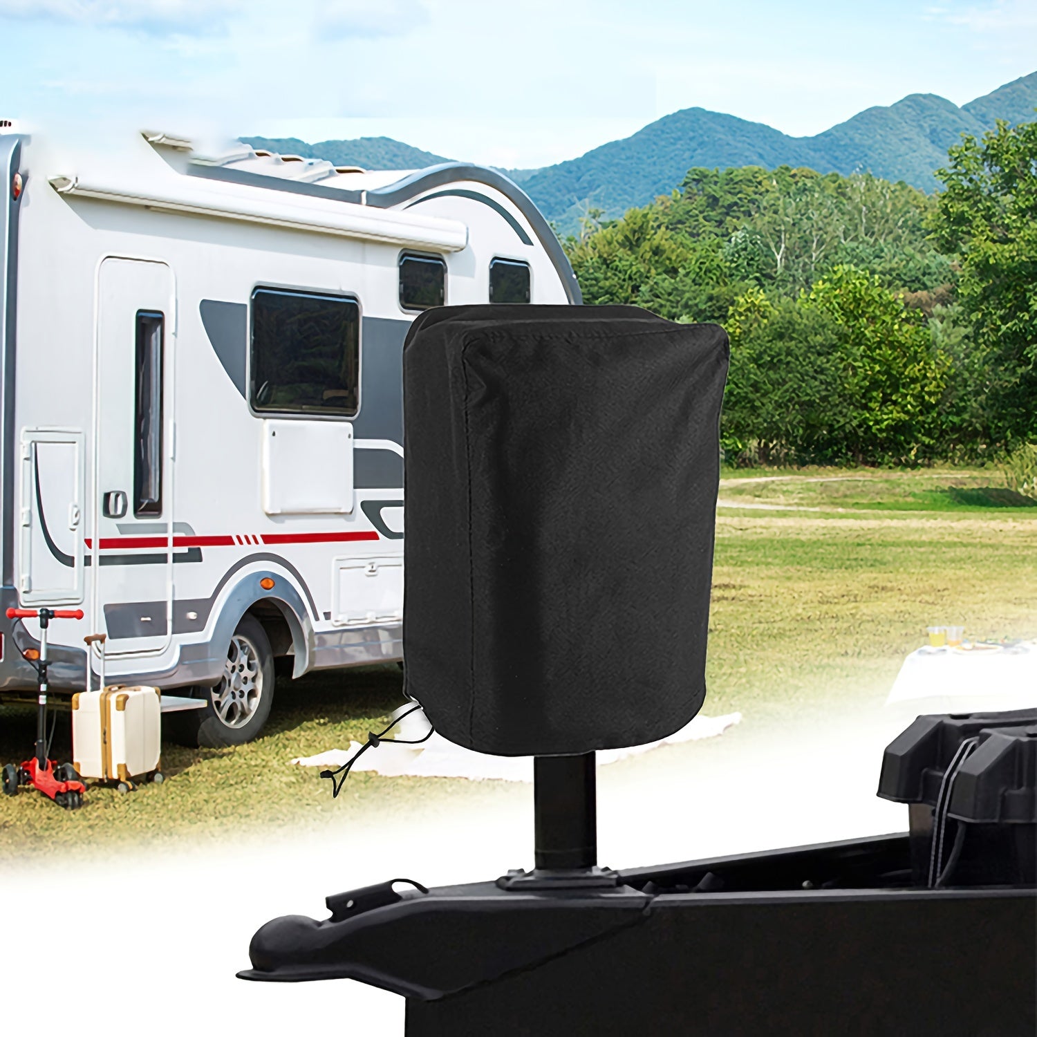 1pc Electric Tongue Jack Cover - lakescouleeoutdoors