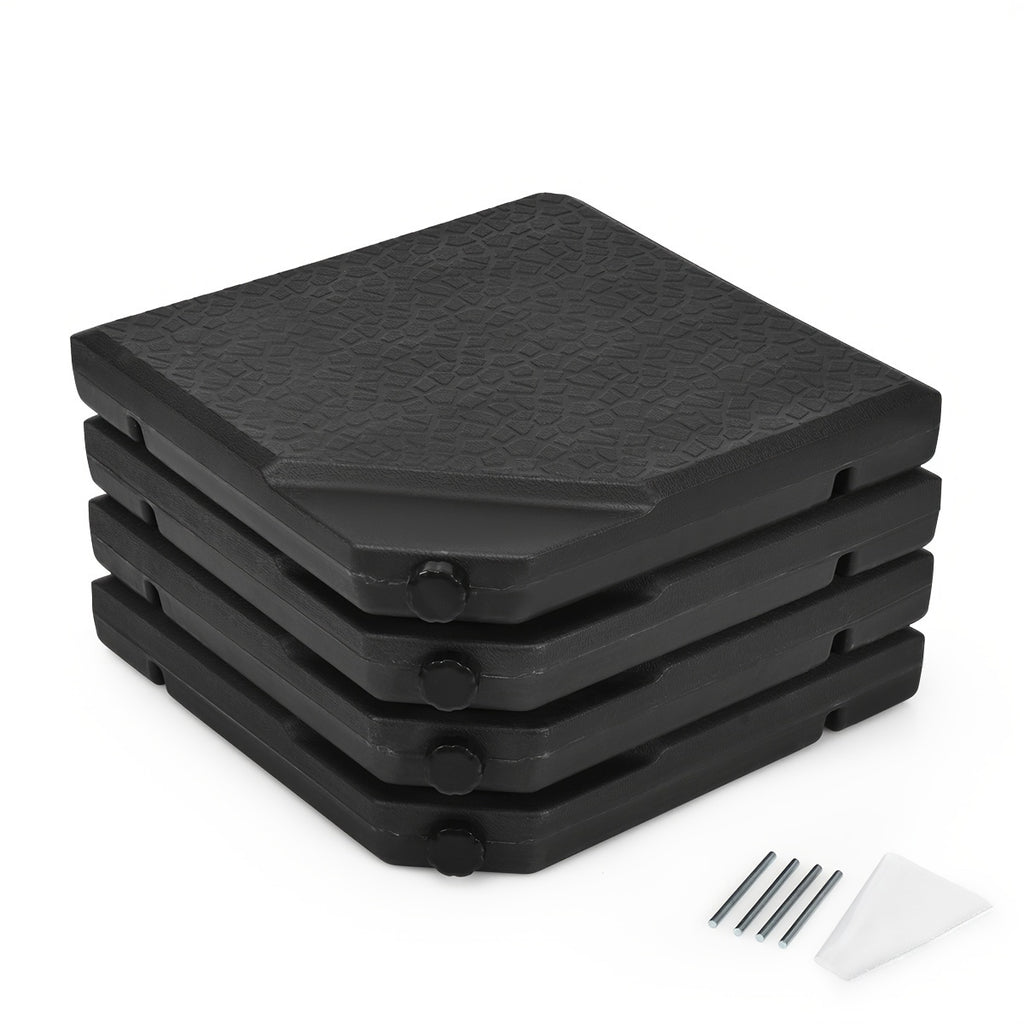 4pcs Patio Offset Umbrella Base - lakescouleeoutdoors