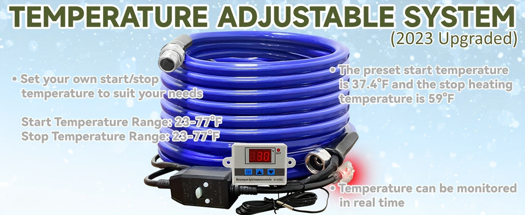 RV Fresh Water Hose Heated - lakescouleeoutdoors