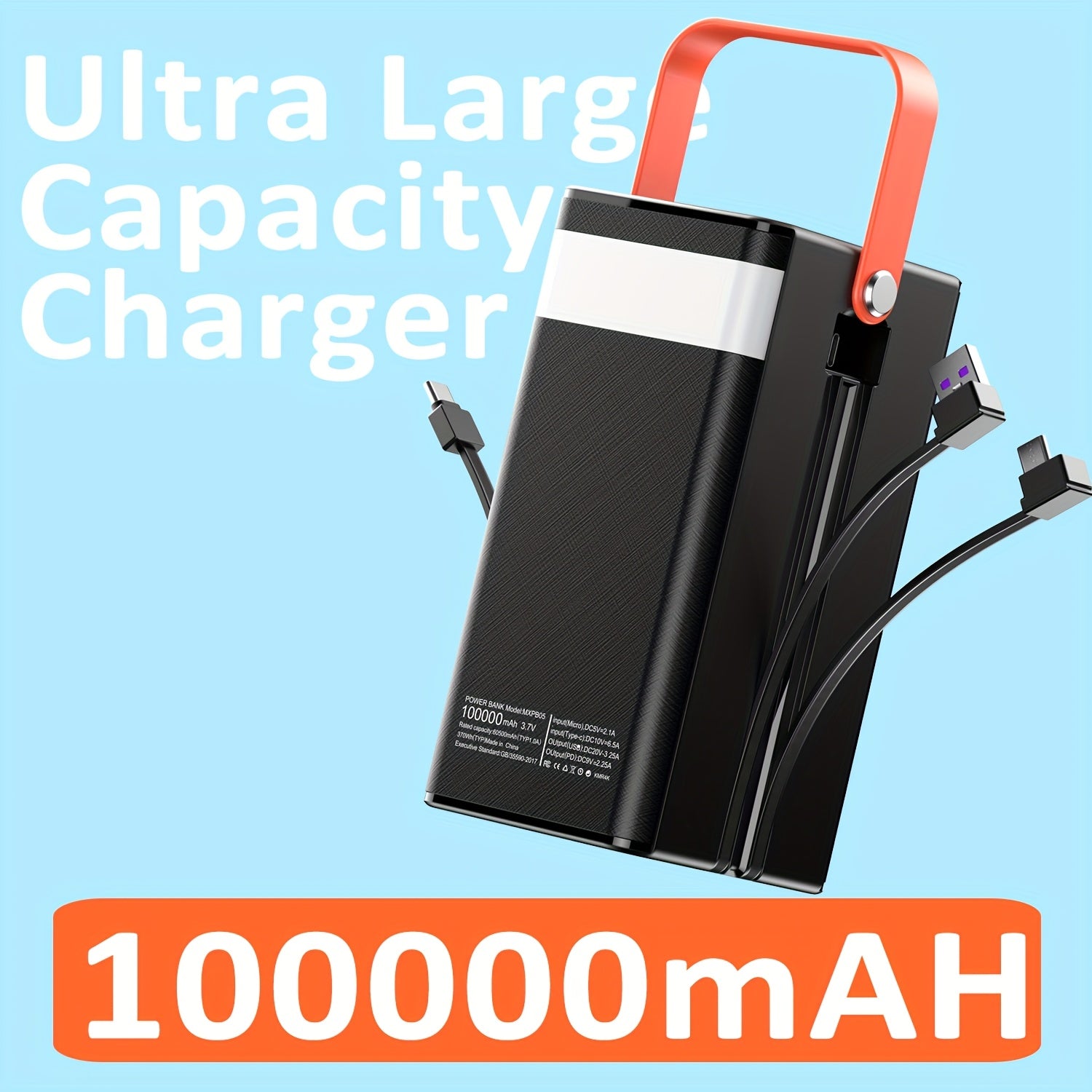 100000mAh Power Bank - lakescouleeoutdoors