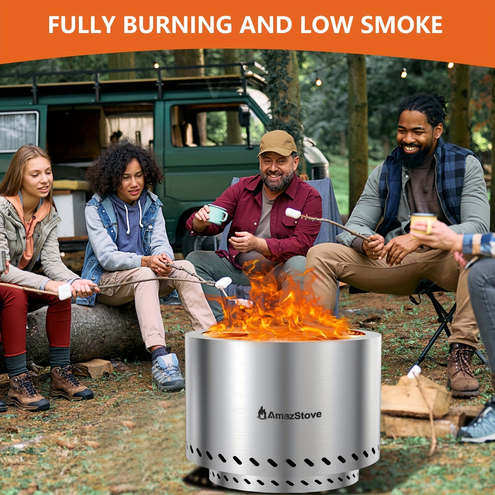 20 Inch Smokeless Firepit - lakescouleeoutdoors
