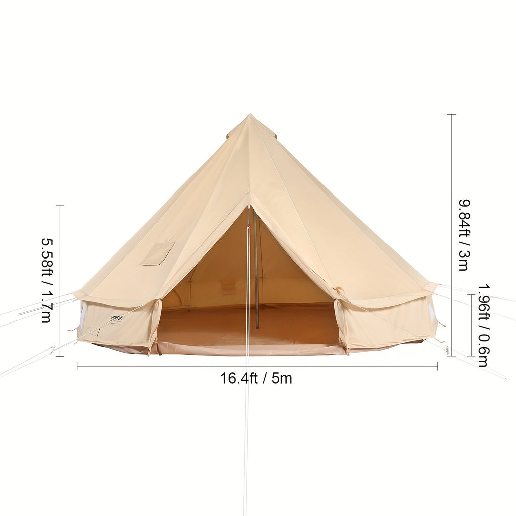4 Seasons Bell Tent 16 ft - lakescouleeoutdoors