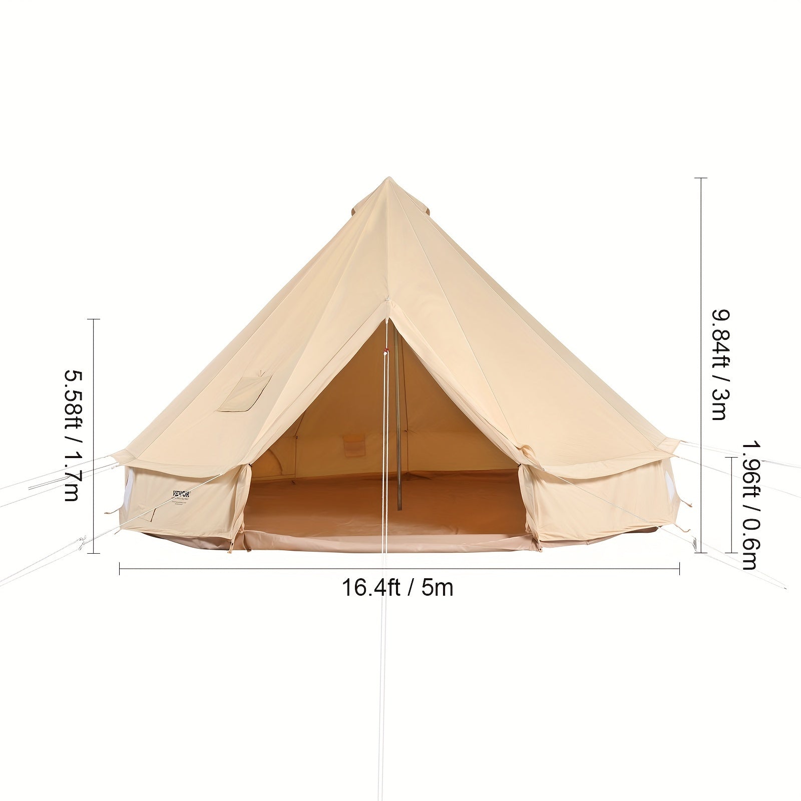 4 Seasons Bell Tent 16 ft - lakescouleeoutdoors