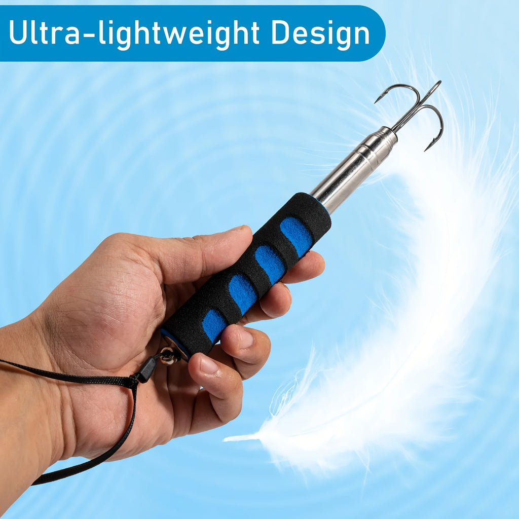 4-Segment Telescopic Fishing Gaff - lakescouleeoutdoors