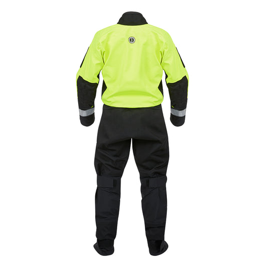 Mustang Sentinel Series Water Rescue Dry Suit  Fluorescent Yellow GreenBlack  Large 2 Long MSD62403251L2L101