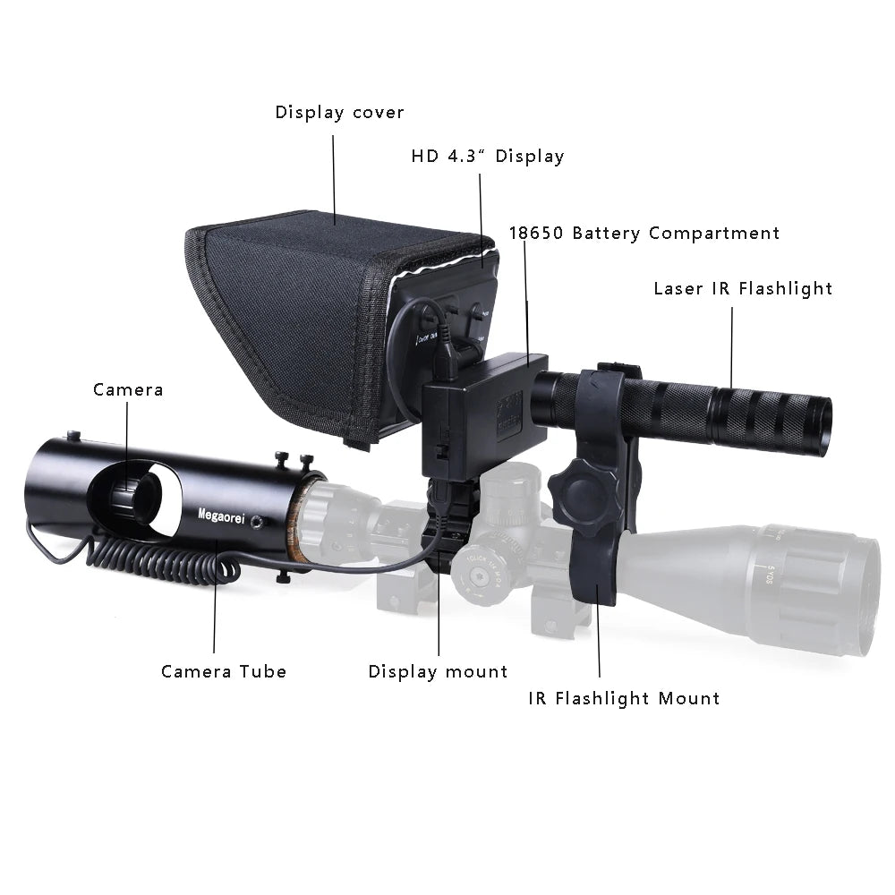 Night Vision IR Optics Sight Scope Camera - lakescouleeoutdoors