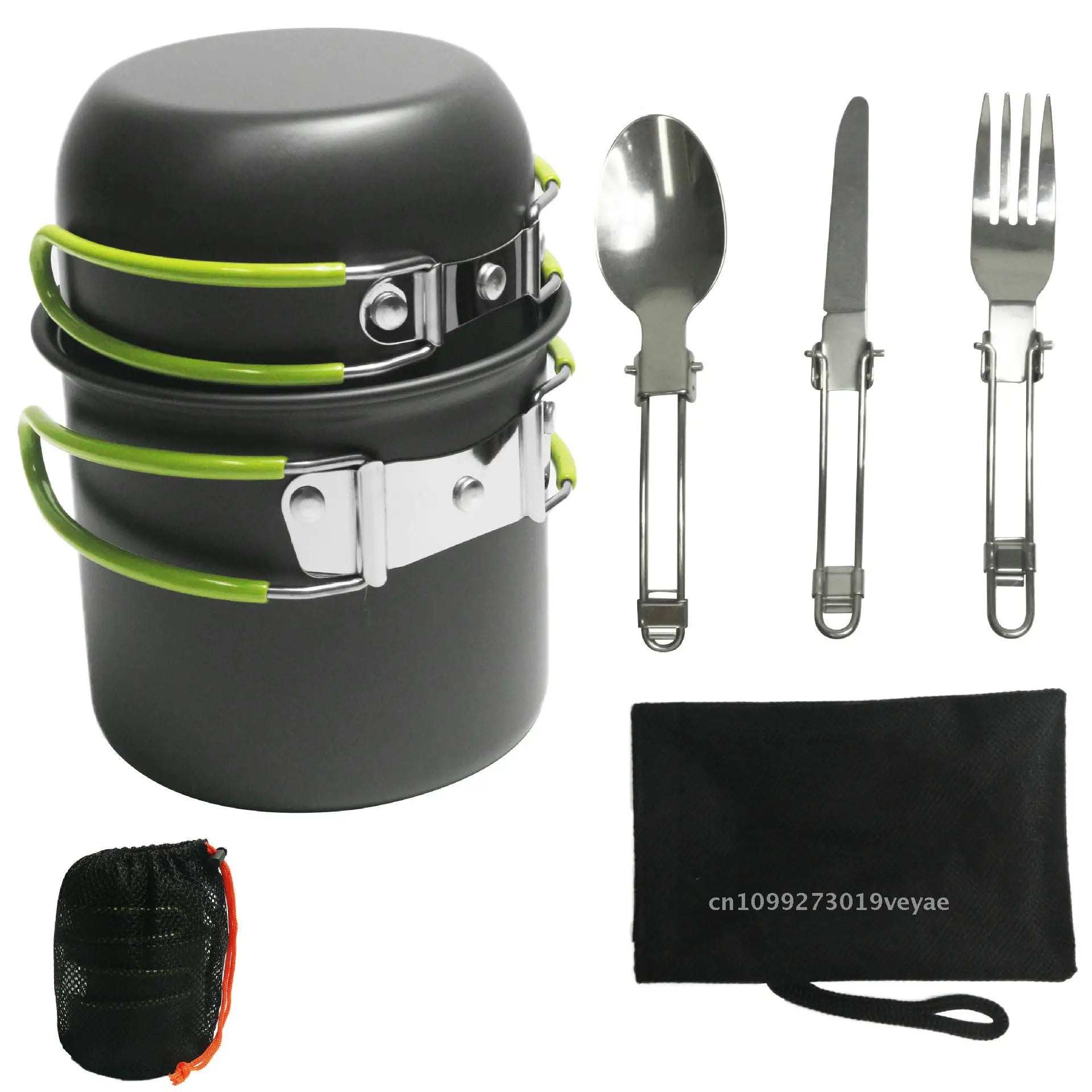 Outdoor Camping Cookware Set - lakescouleeoutdoors