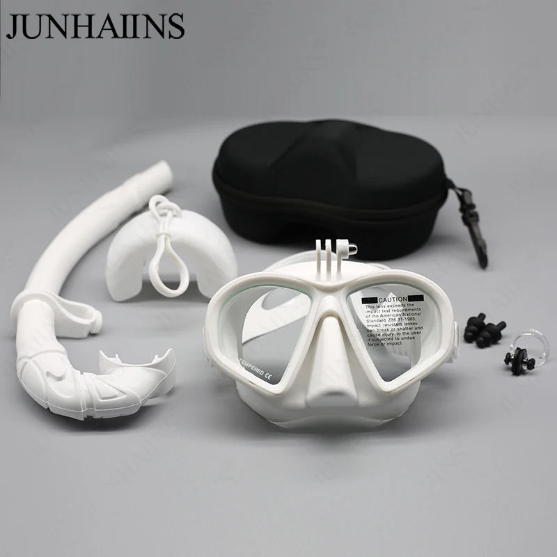 Wet Go-pro Mount Diving Mask - lakescouleeoutdoors