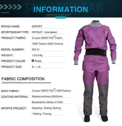 Kayak Dry Suit For Women