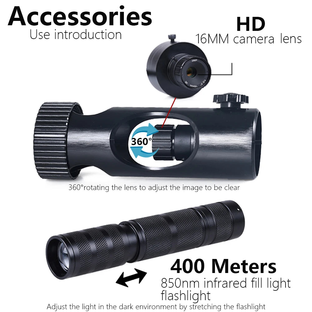 Night Vision IR Optics Sight Scope Camera - lakescouleeoutdoors