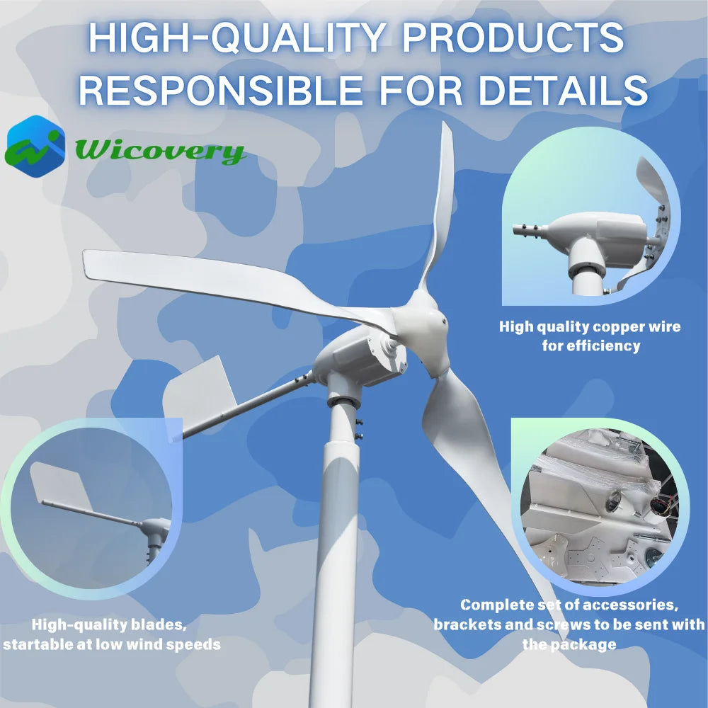 10KW 30KW 20KW Wind Turbine - lakescouleeoutdoors