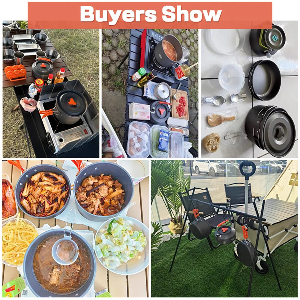 Camping Cooking set - lakescouleeoutdoors