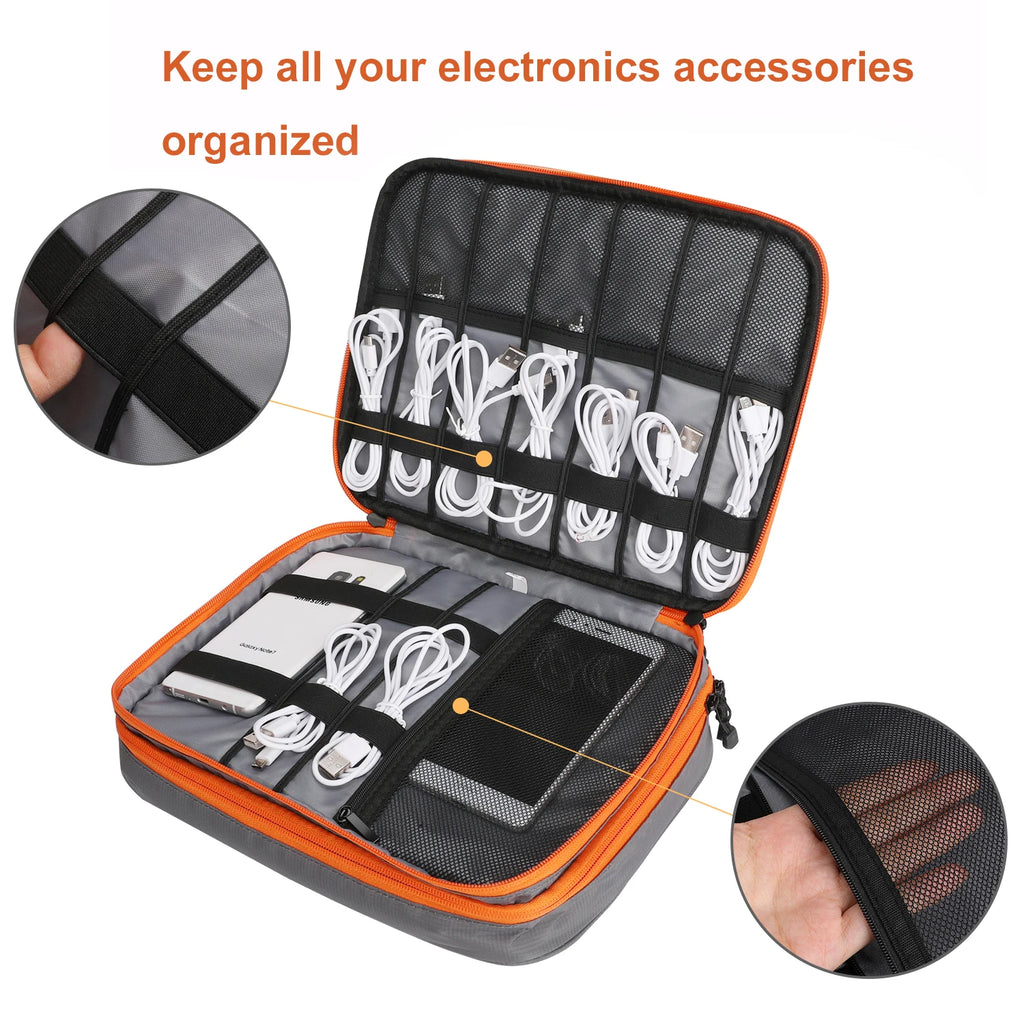 Electronic Accessories Organizer Bag - lakescouleeoutdoors