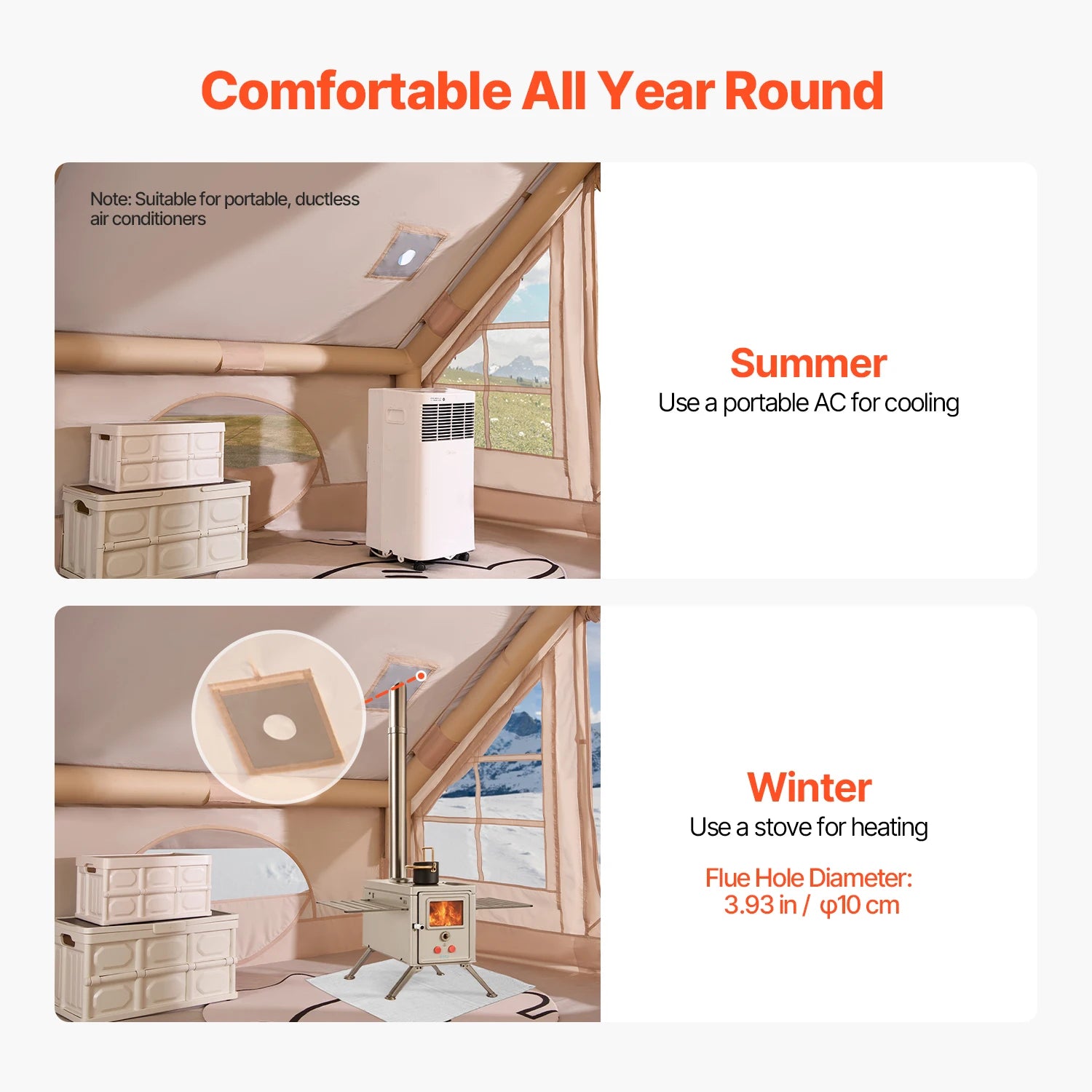 Inflatable Tent - lakescouleeoutdoors