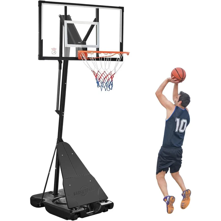 Outdoor Portable Basketball Hoop System - lakescouleeoutdoors