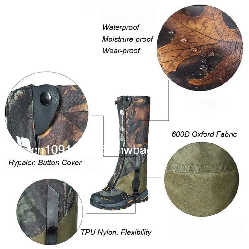 Waterproof Gaiters - lakescouleeoutdoors
