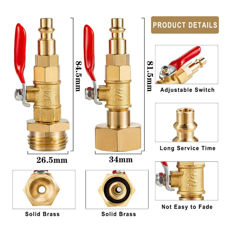 RV Winterize Blowout Adapter Set - lakescouleeoutdoors