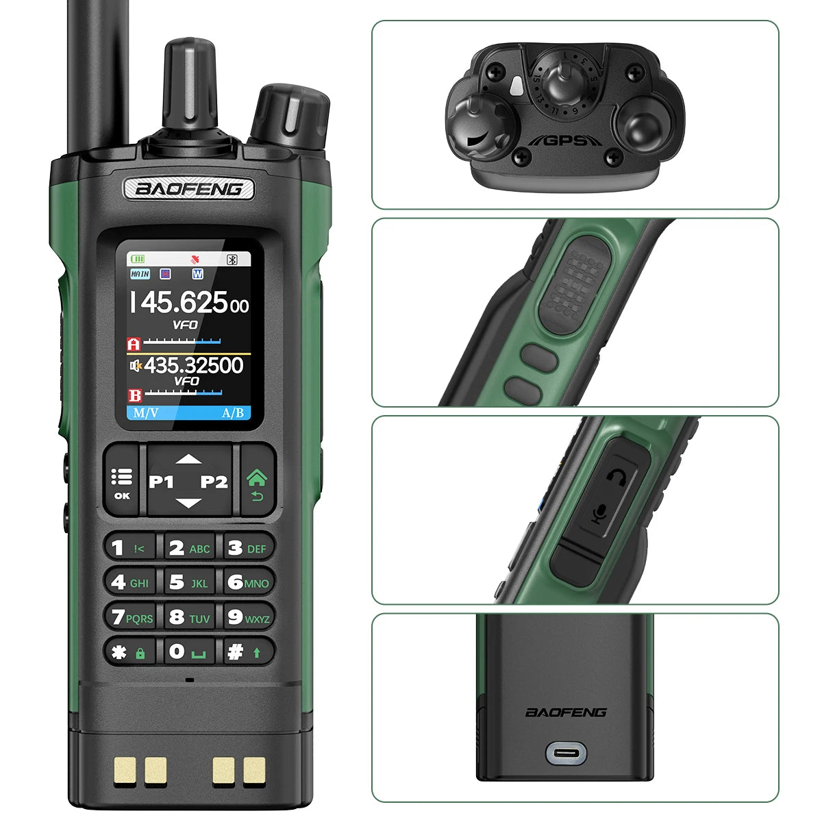 Baofeng UV-32 GPS Two Way Radio - lakescouleeoutdoors