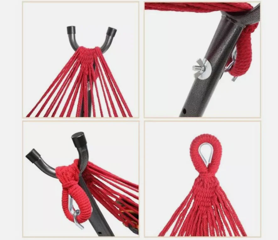 Portable Hammock With Stand - lakescouleeoutdoors