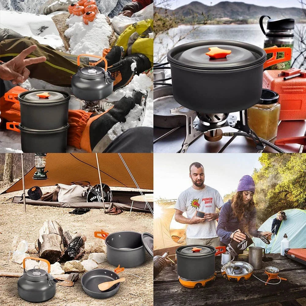 Camping Cooking set - lakescouleeoutdoors