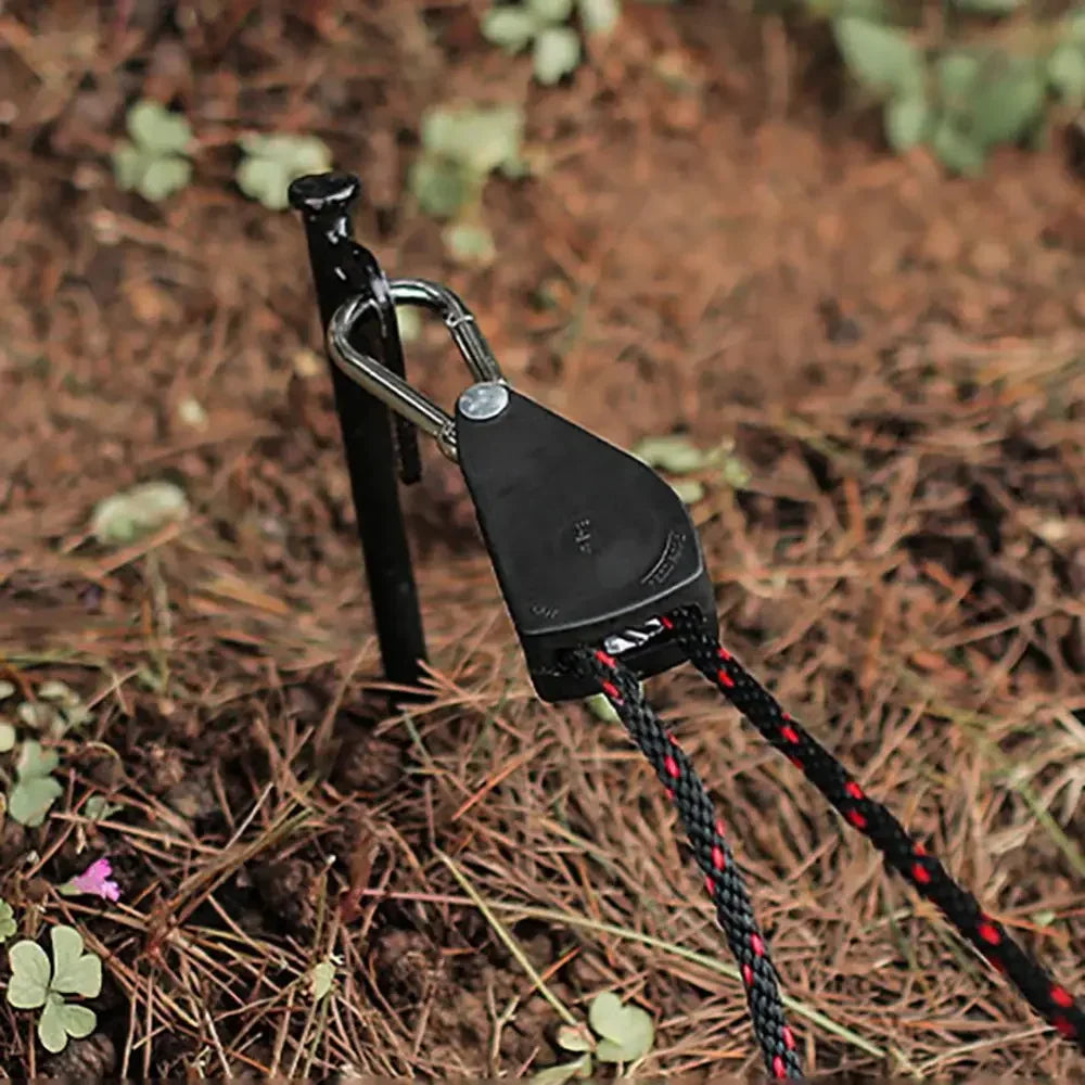 Camping Tent Adjustable Rope Tensioner - lakescouleeoutdoors