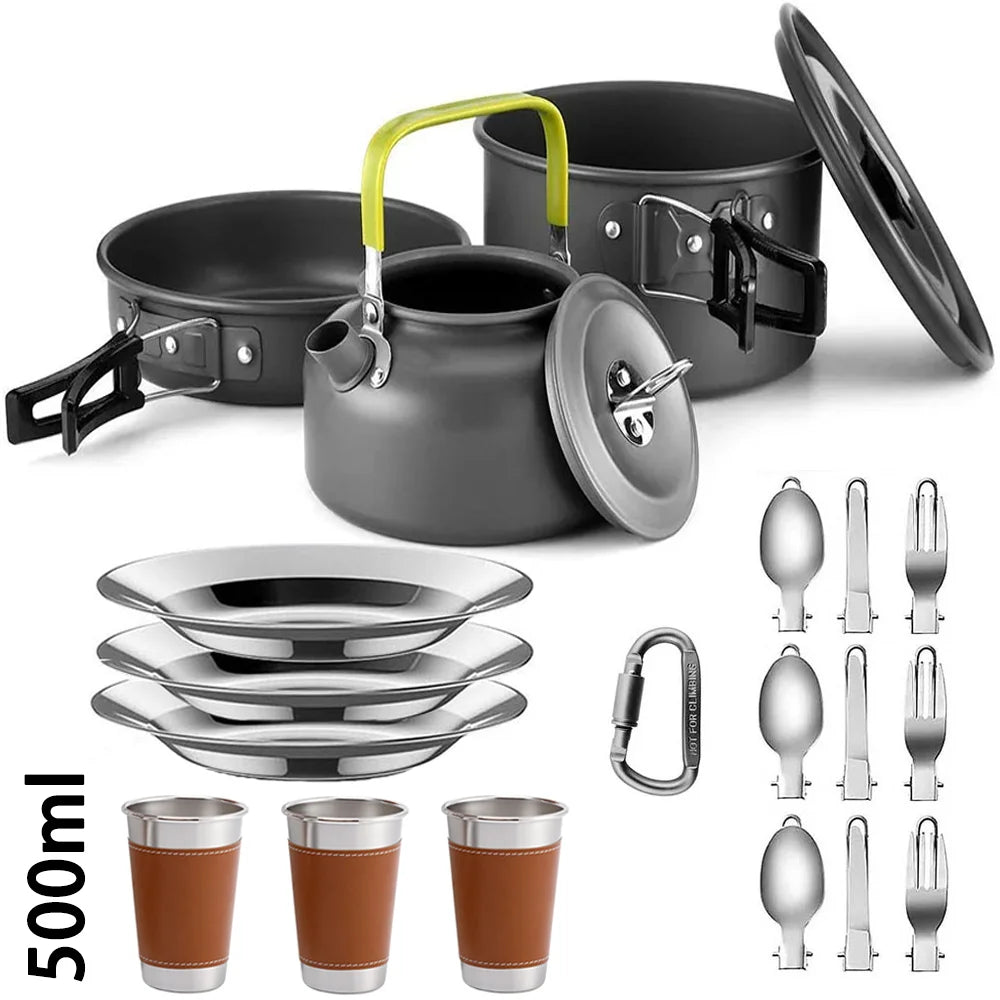 Camping Cooking set - lakescouleeoutdoors
