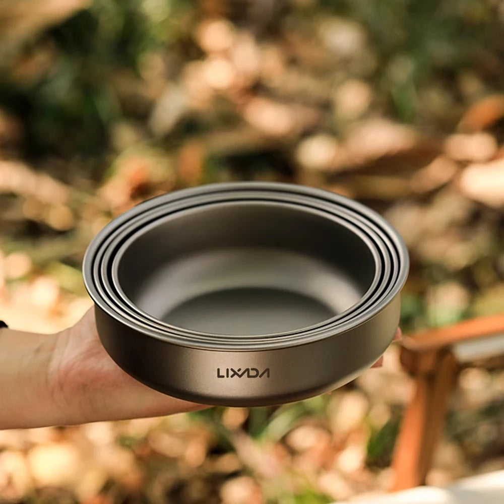 4pcs Titanium Mixing Bowl Set - lakescouleeoutdoors