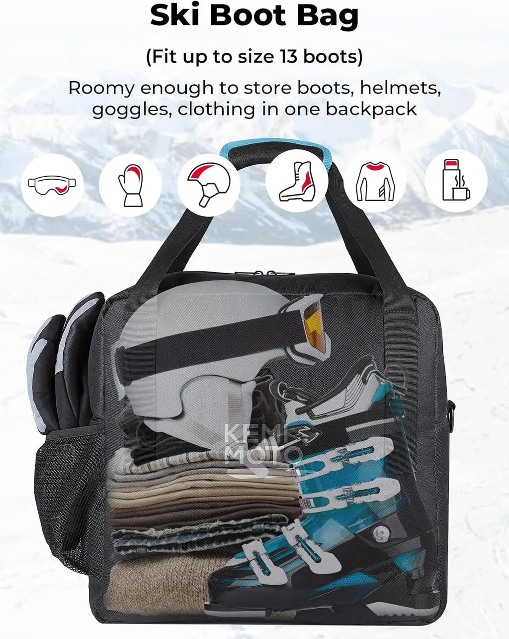 Ski & Boot Bag Combo