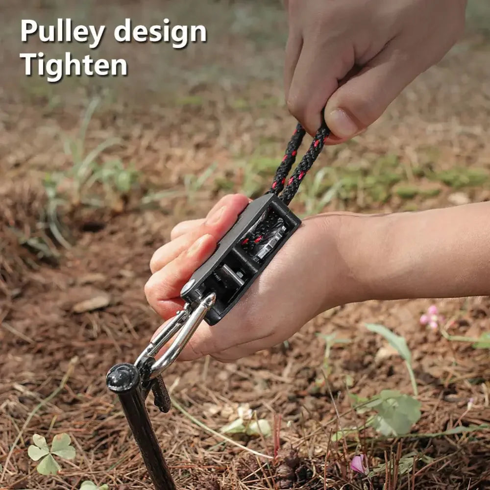 Camping Tent Adjustable Rope Tensioner - lakescouleeoutdoors