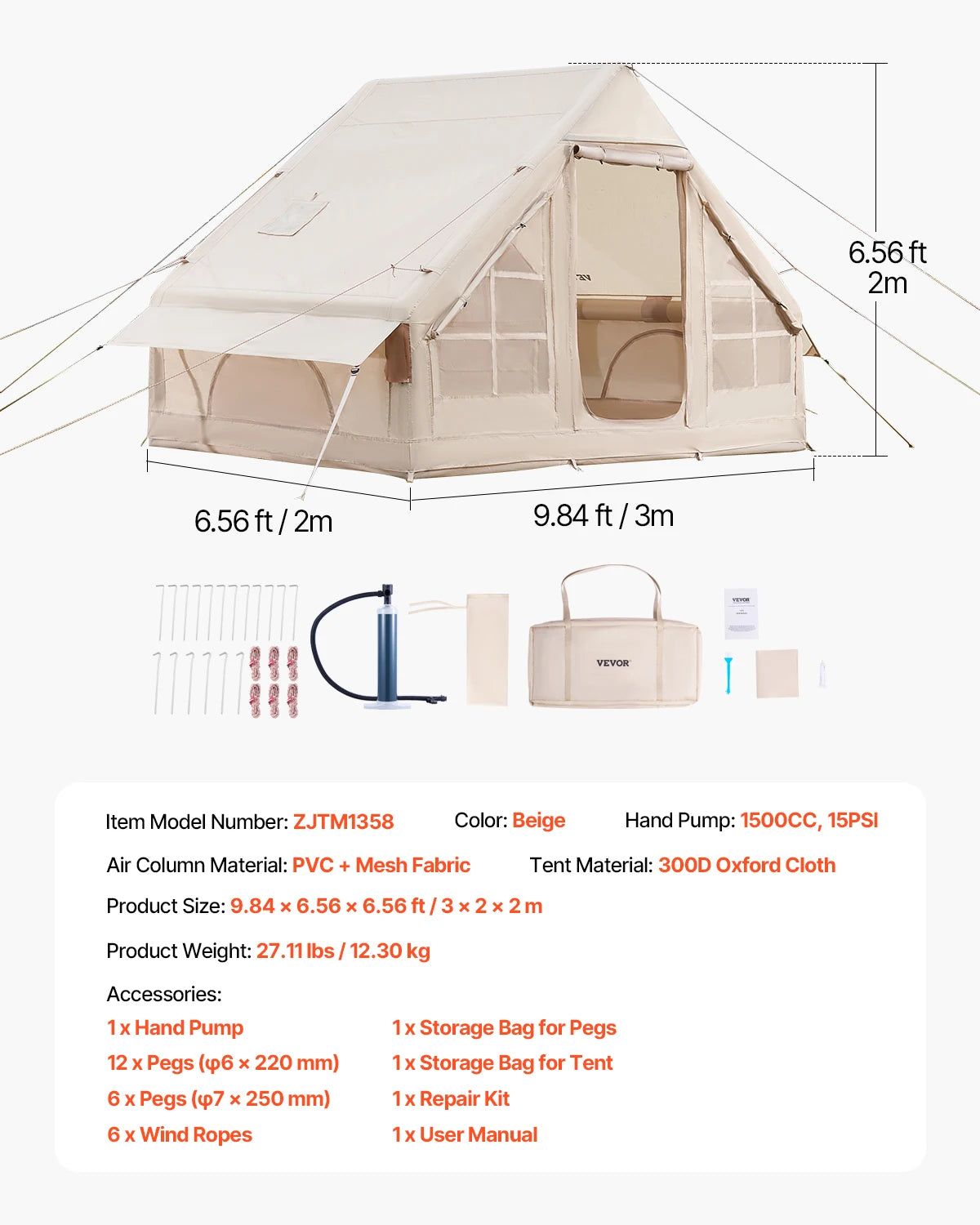 Inflatable Tent - lakescouleeoutdoors