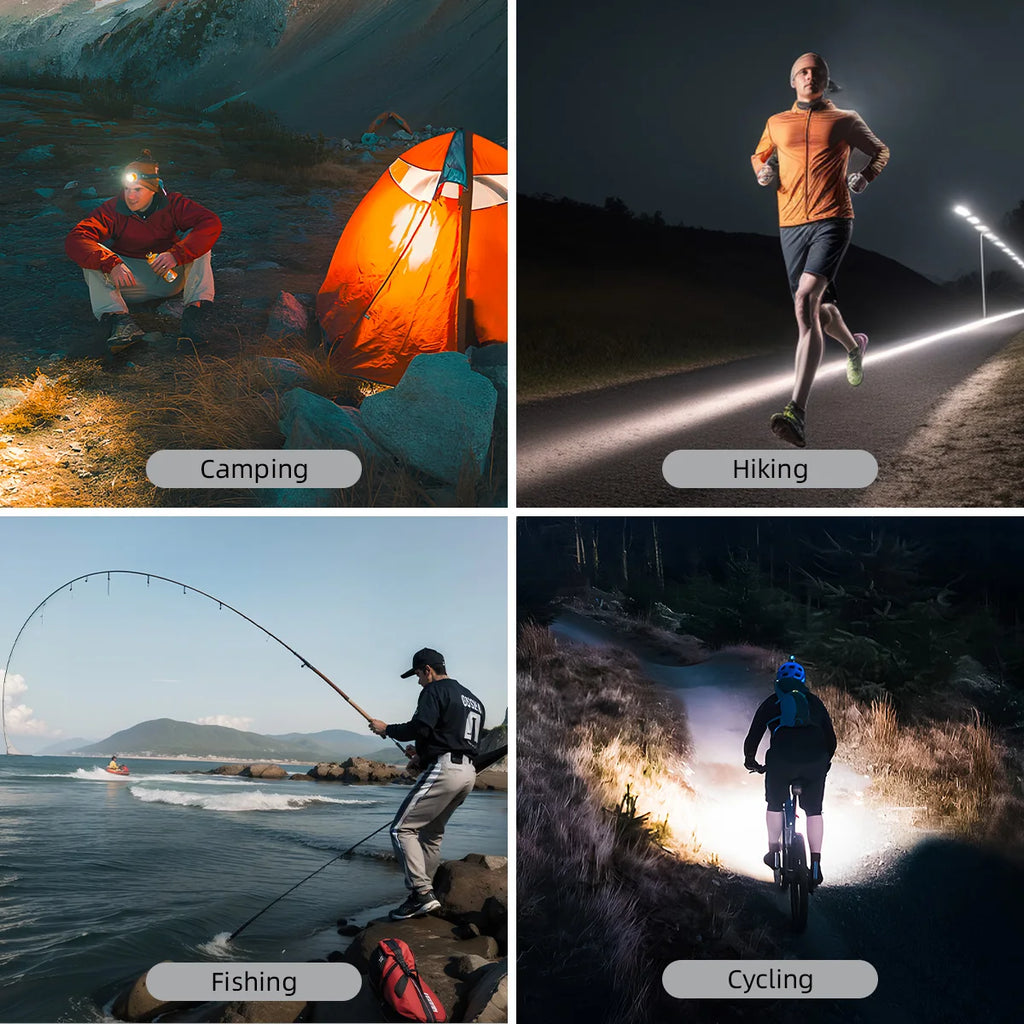 Rechargeable LED Headlamp - lakescouleeoutdoors