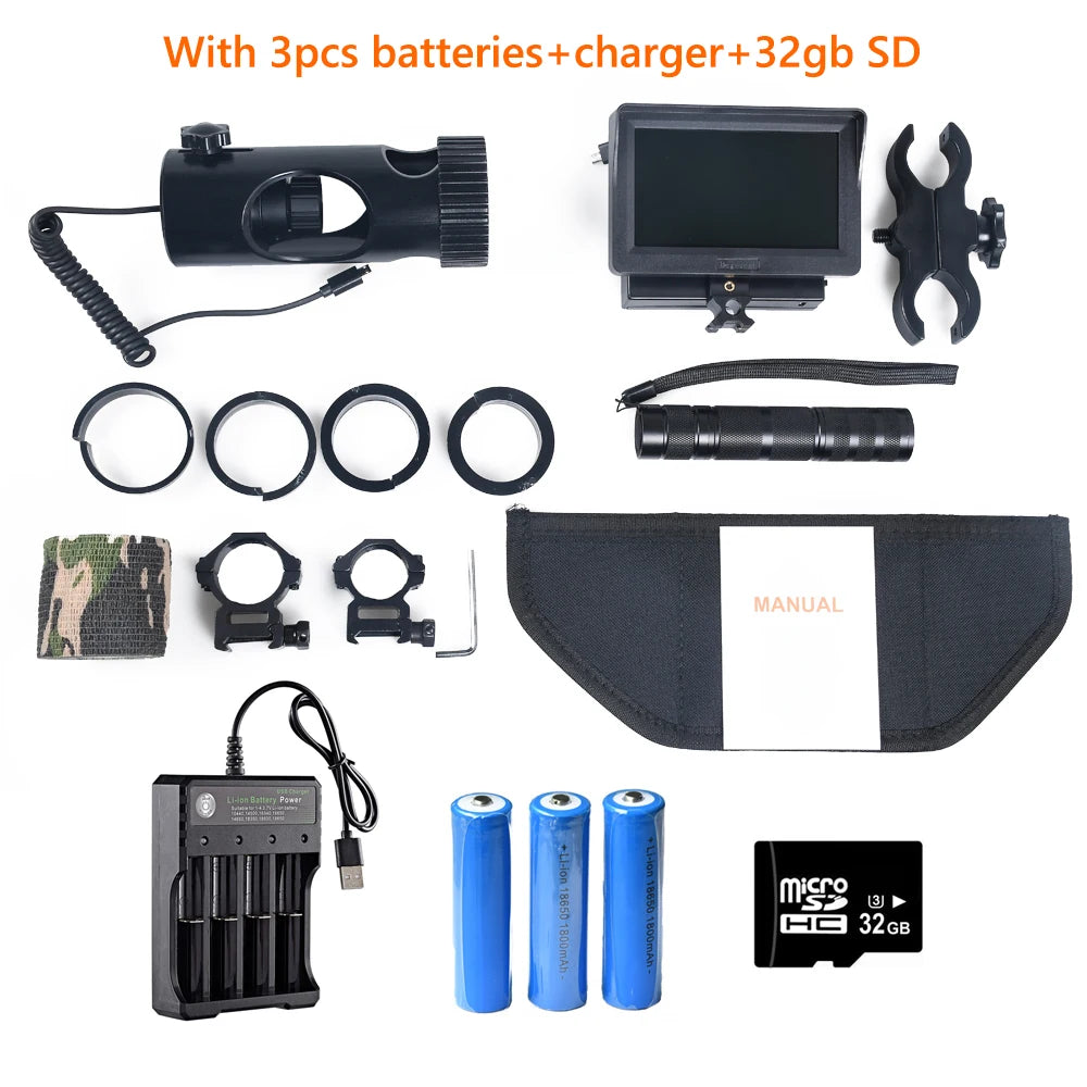 Night Vision IR Optics Sight Scope Camera - lakescouleeoutdoors