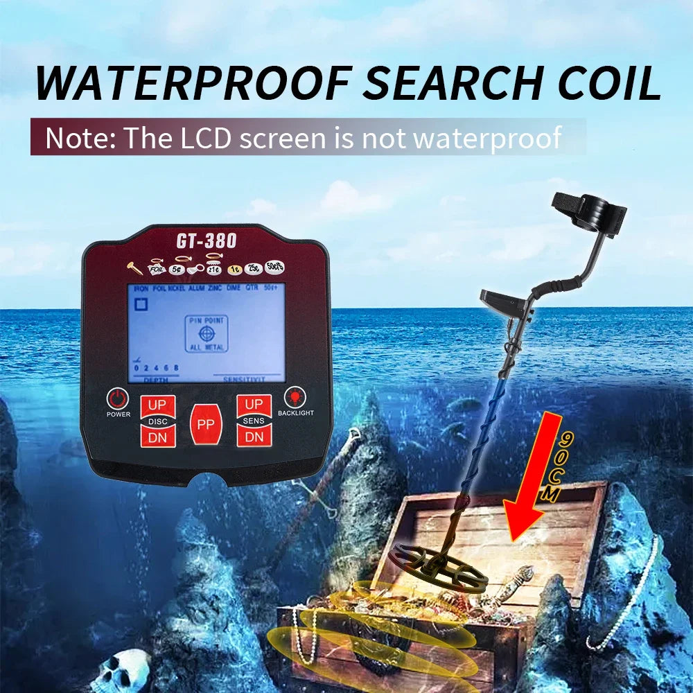 Treasure Hunter GT380 Professional Metal Detector - lakescouleeoutdoors